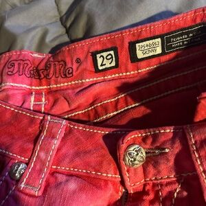 Miss Me Women's Red Skinny Jeans